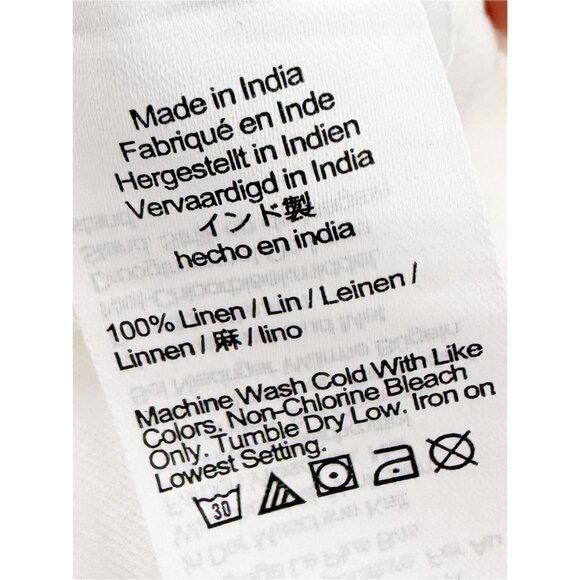 BAIRD MCNUTT Irish linen for J. Crew Capitaine shirt White XS - Picture 5 of 7